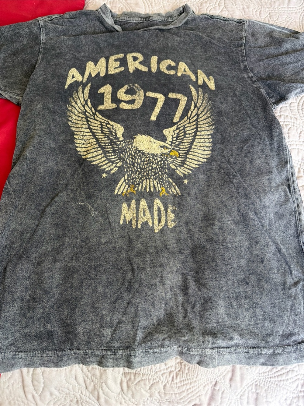 Vintage-Style American 1977 Eagle Graphic T-Shirt for women by Life Clothing Co - Picture 4 of 5